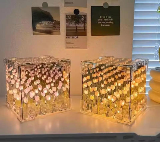Tulip led flower desktop decoration