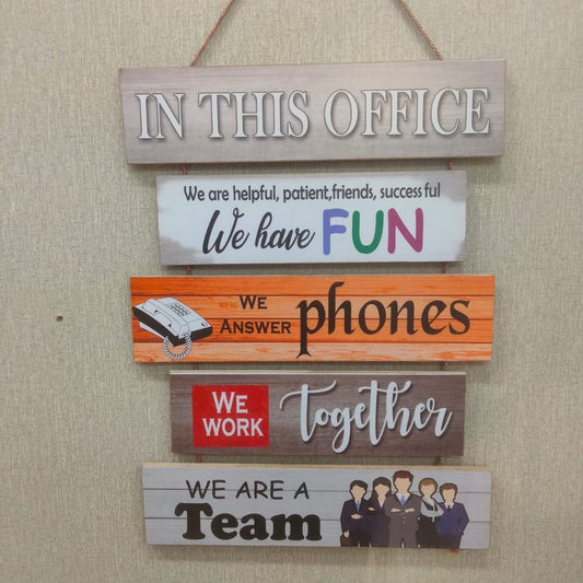Office-Fun-Team Wall Hanging quotation