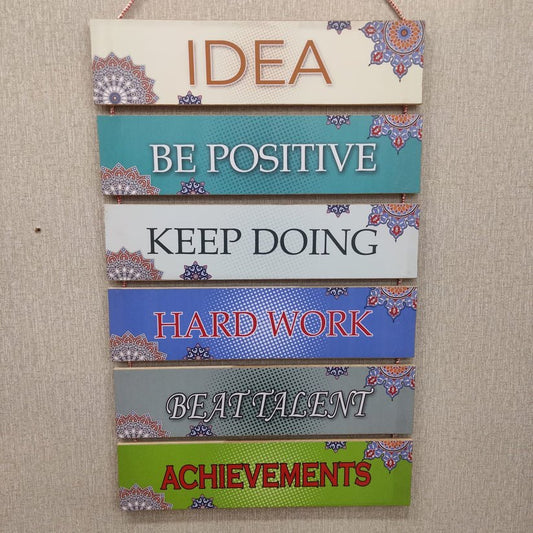 Be positive - Wall hanging quotation