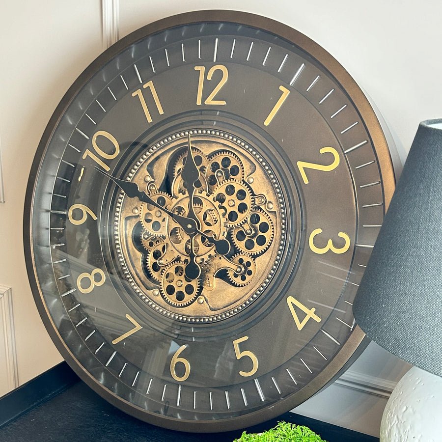 Retro Gearing big Wall clock