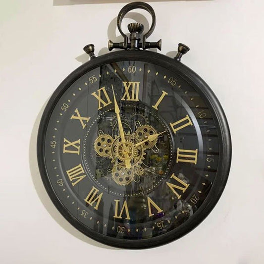 Antique Look Gearing Wall clock