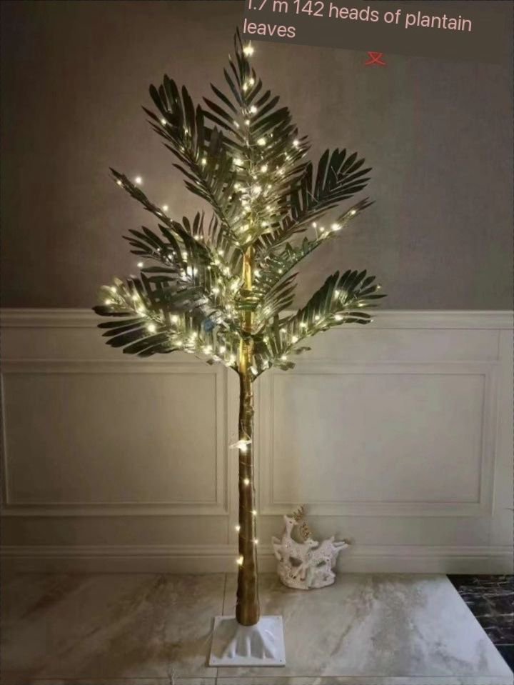 Led 5.5 feet artificial floor tree lamp