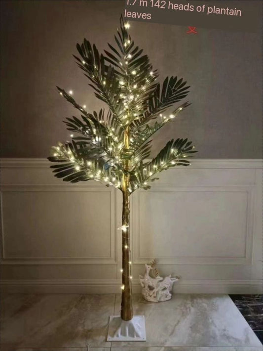 Led 5.5 feet artificial floor tree lamp