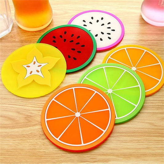 6pcs Tea coaster set (silicone)