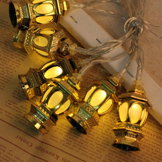 10 lanterns led string lighting