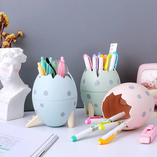 Cute Egg Dinosaur shaped Pen holder