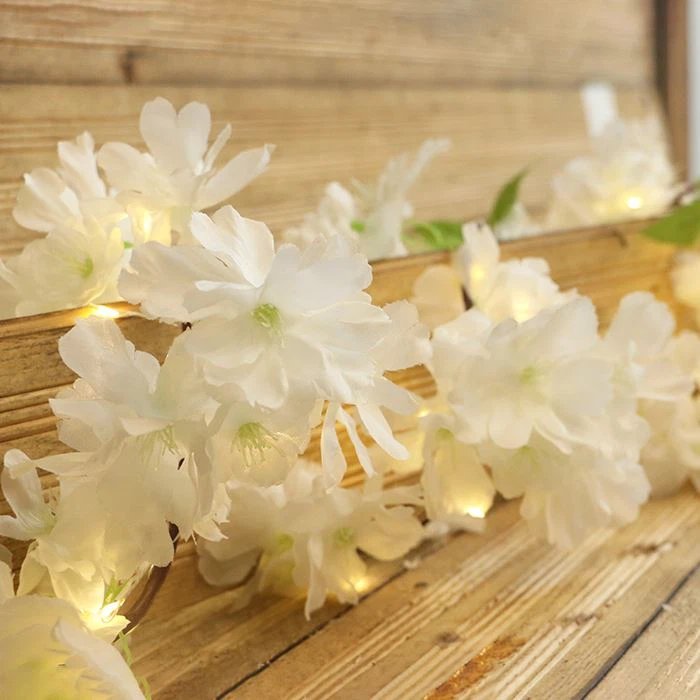 LED floral sakura string lights