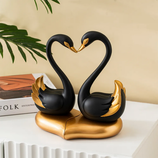 Nordic Swan desktop decoration 2pcs set