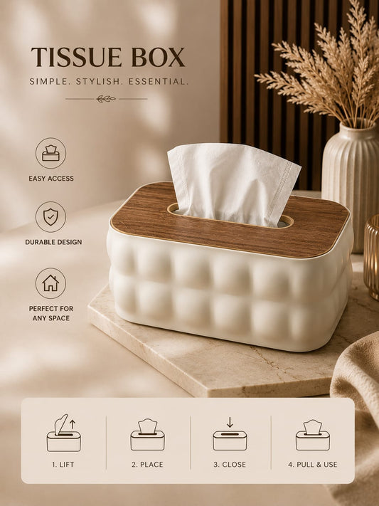 PVC fine tissue box holder