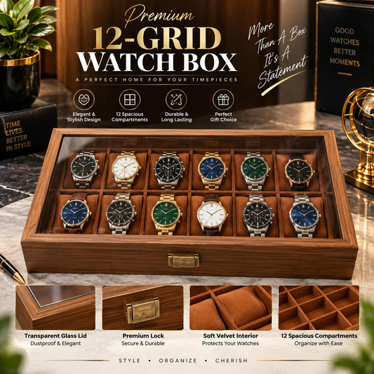 12 Grid premium watch case