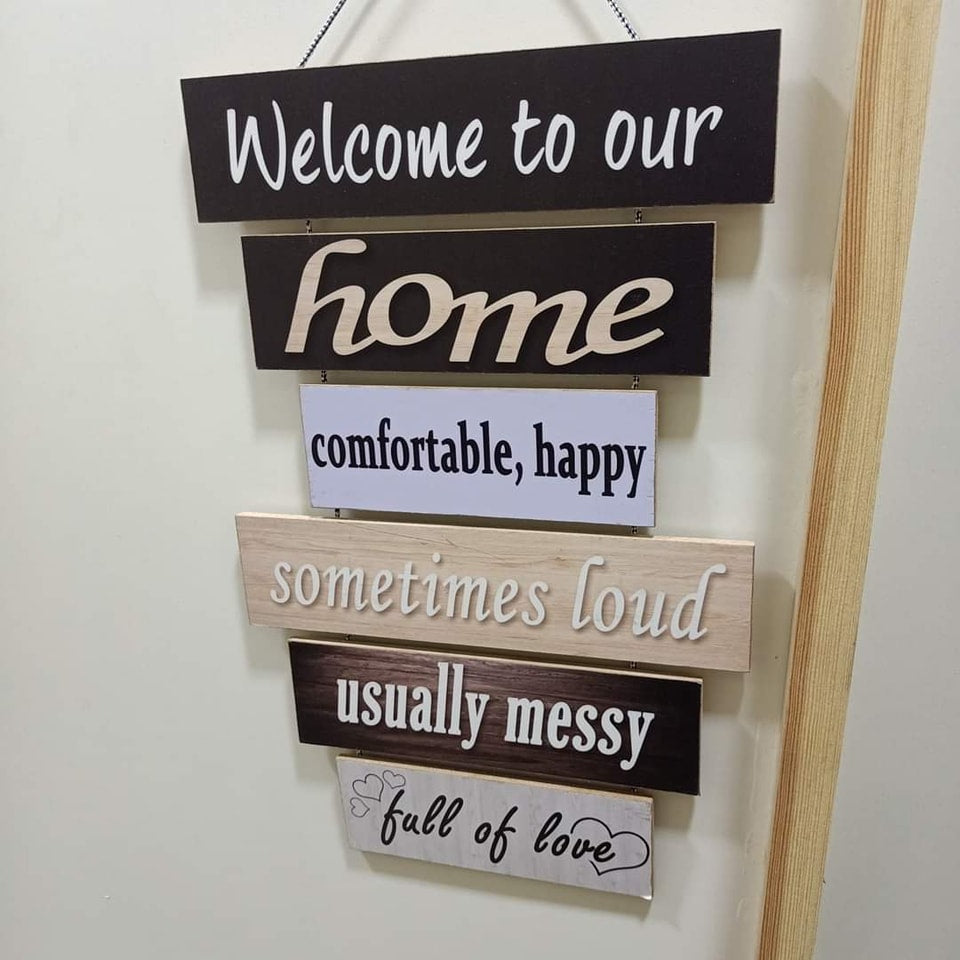 6 step wall home hanging