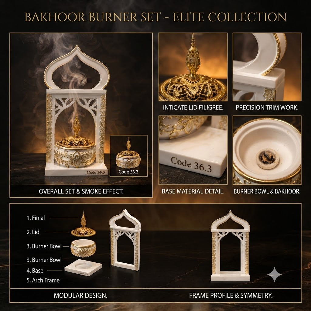 Elegant style bakhoor burner (imported)