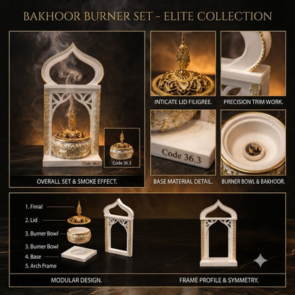 Elegant style bakhoor burner (imported)