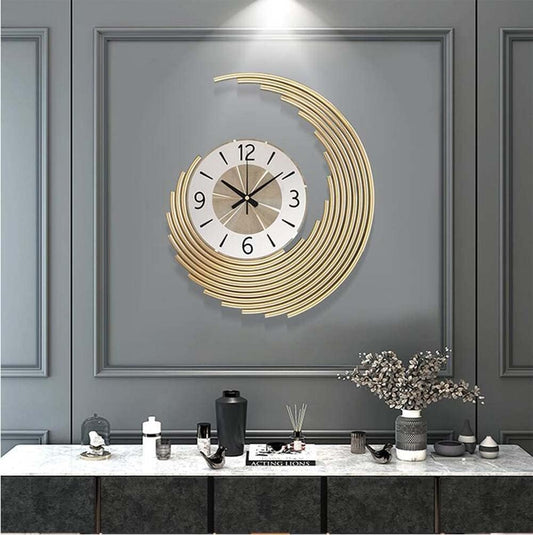 Antique iron metal wall clock