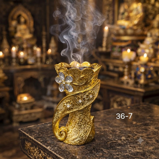 Golden Beats Bakhoor burner container