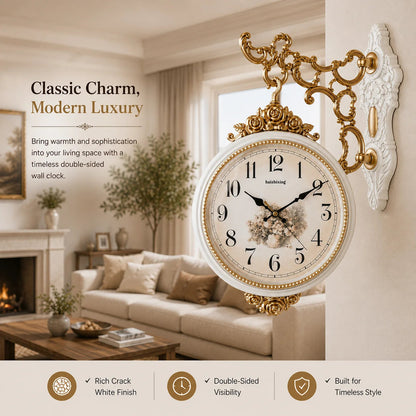Hyzxing Dual sided wallclock