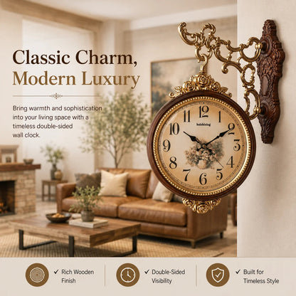 Hyzxing Dual sided wallclock