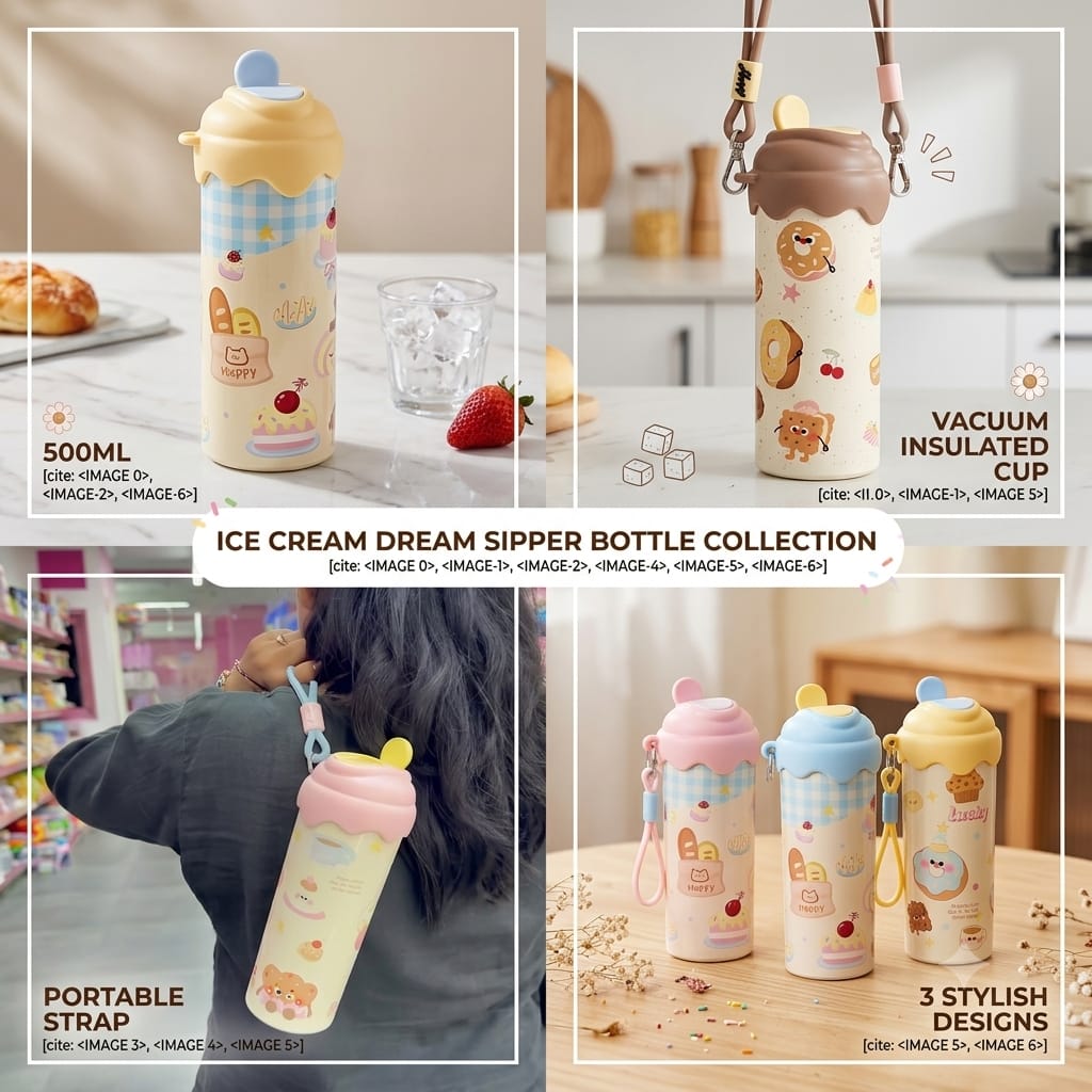 Vacuum insulated water bottle