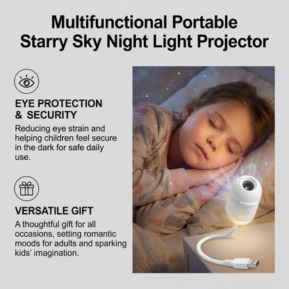 Kids night projector with lamp