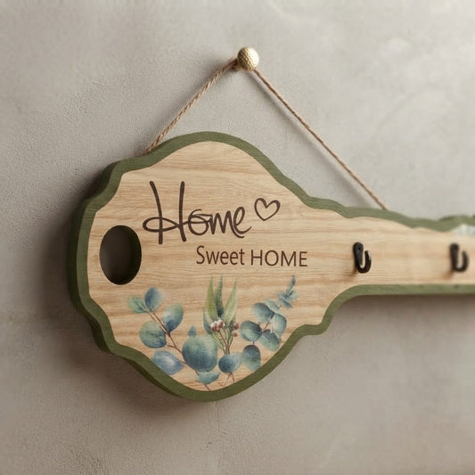 Key Shaped wooden keyholder
