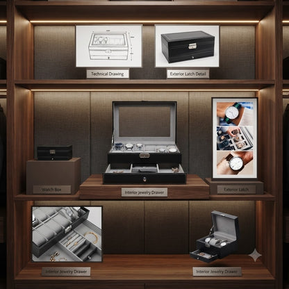 12 Watch & Jewellry organizer imported
