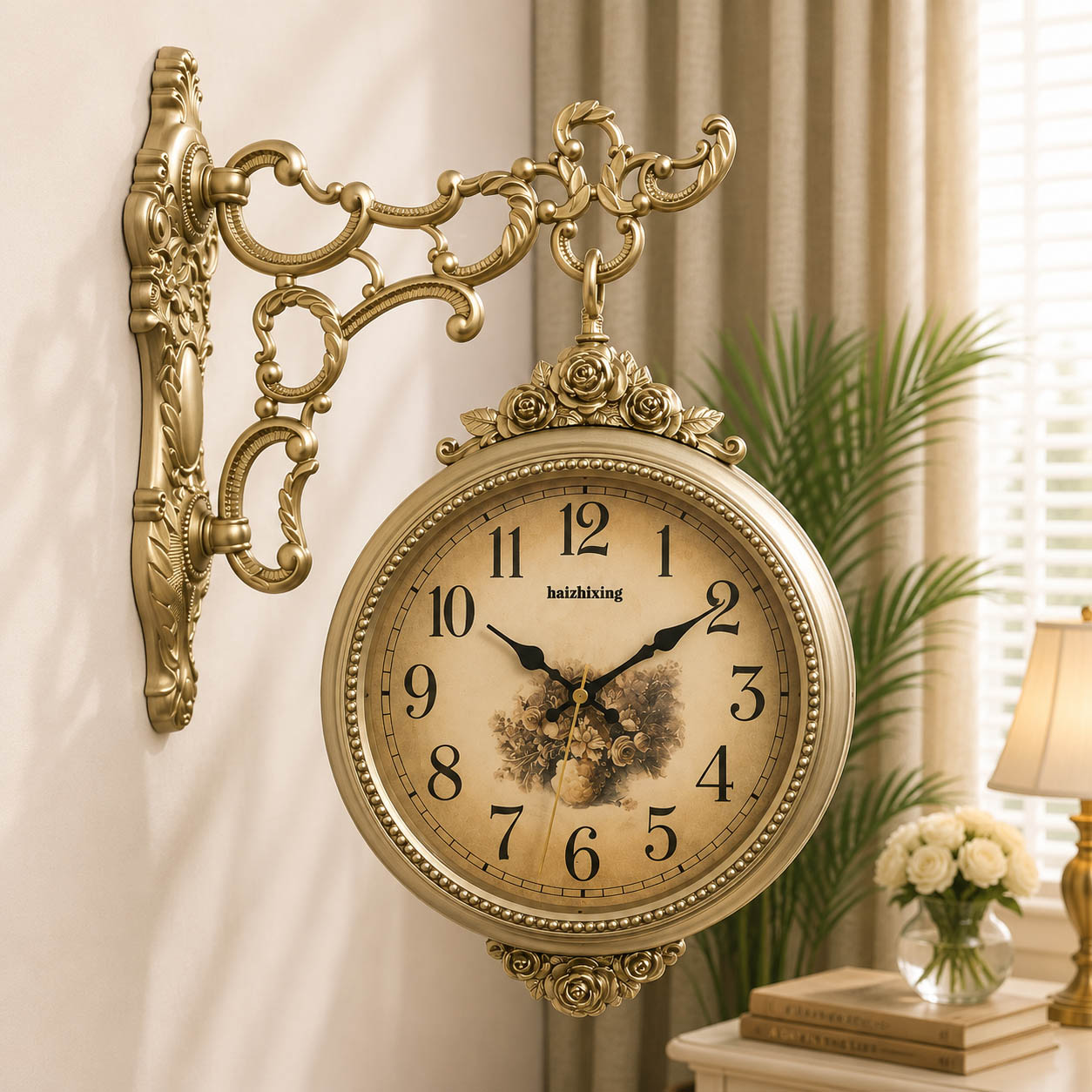 Hyzxing Dual sided wallclock