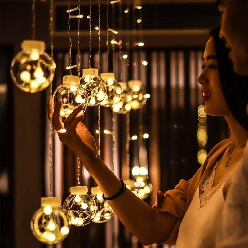 Wishing ball led curtain light