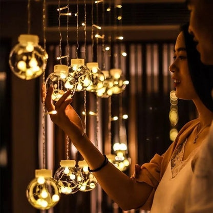 Wishing ball led curtain light