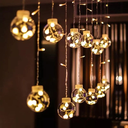 Wishing ball led curtain light