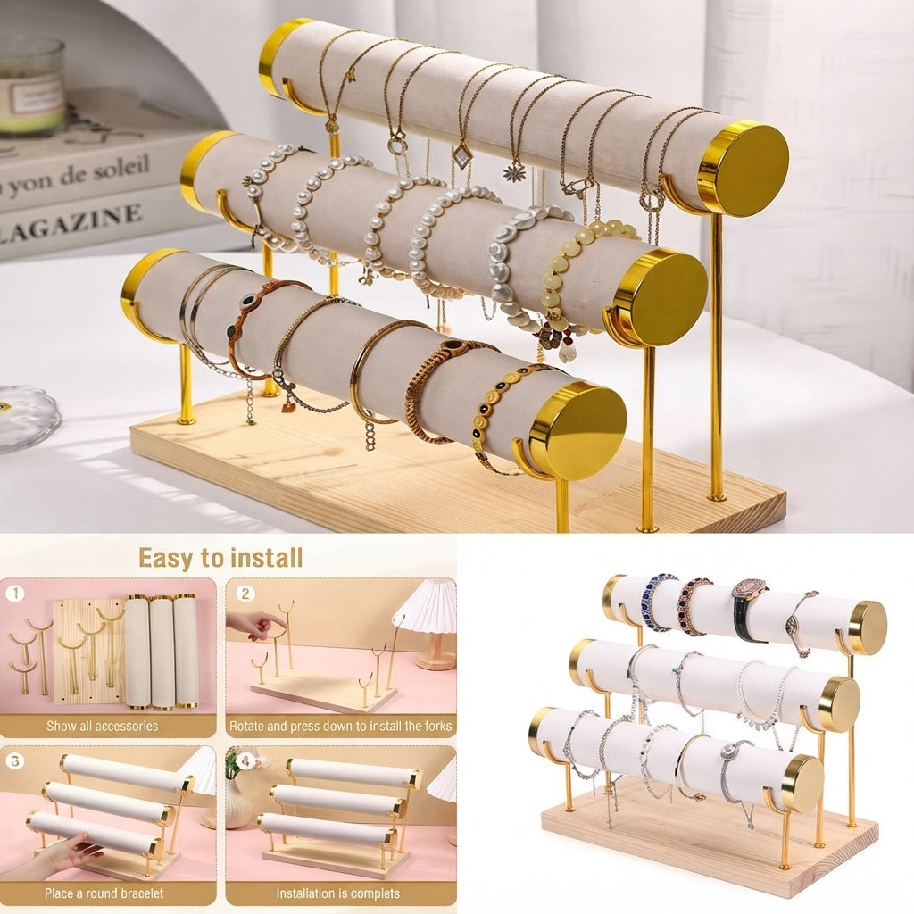 3 tier bracelet organizer stand