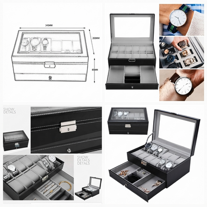 12 Watch & Jewellry organizer imported