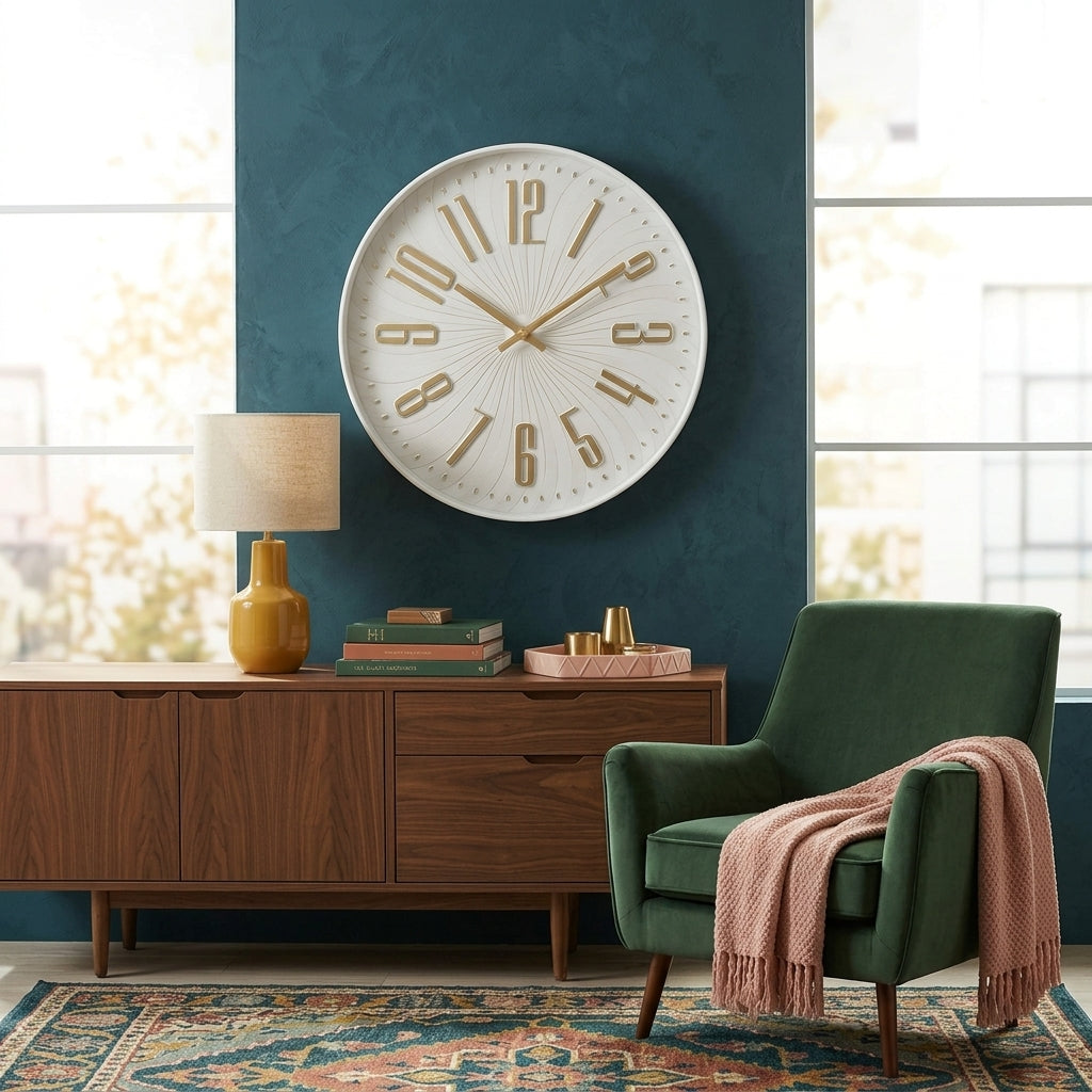 Antique style N Wall clock