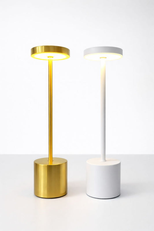 Metal base touch sensor bedroom lamp