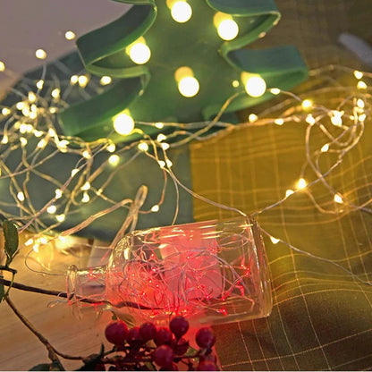 WaterProof 10 Ft Wire Light Battery Operated Light - Pack of 3