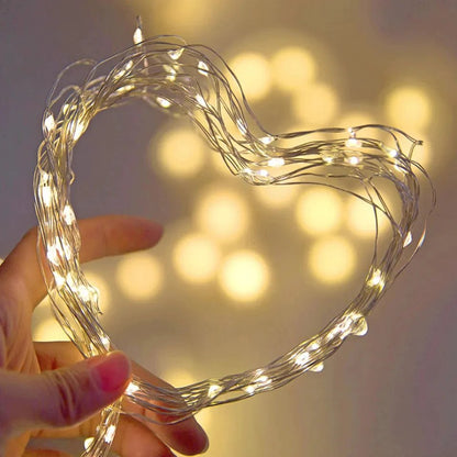 WaterProof 10 Ft Wire Light Battery Operated Light - Pack of 3