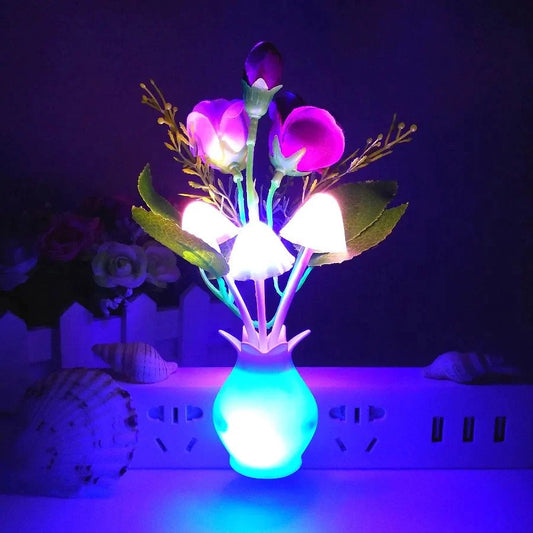 Big Size Mushroom Flower Sensor Lamp