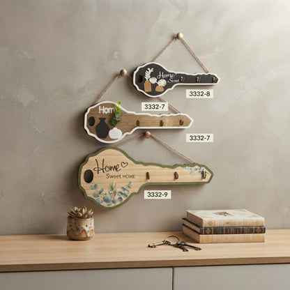 Key Shaped wooden keyholder