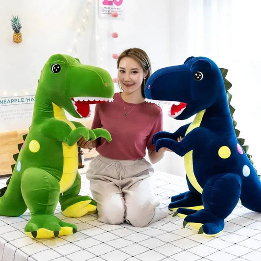 Dinasaur Pillow Plush Toy - Green, 75cm