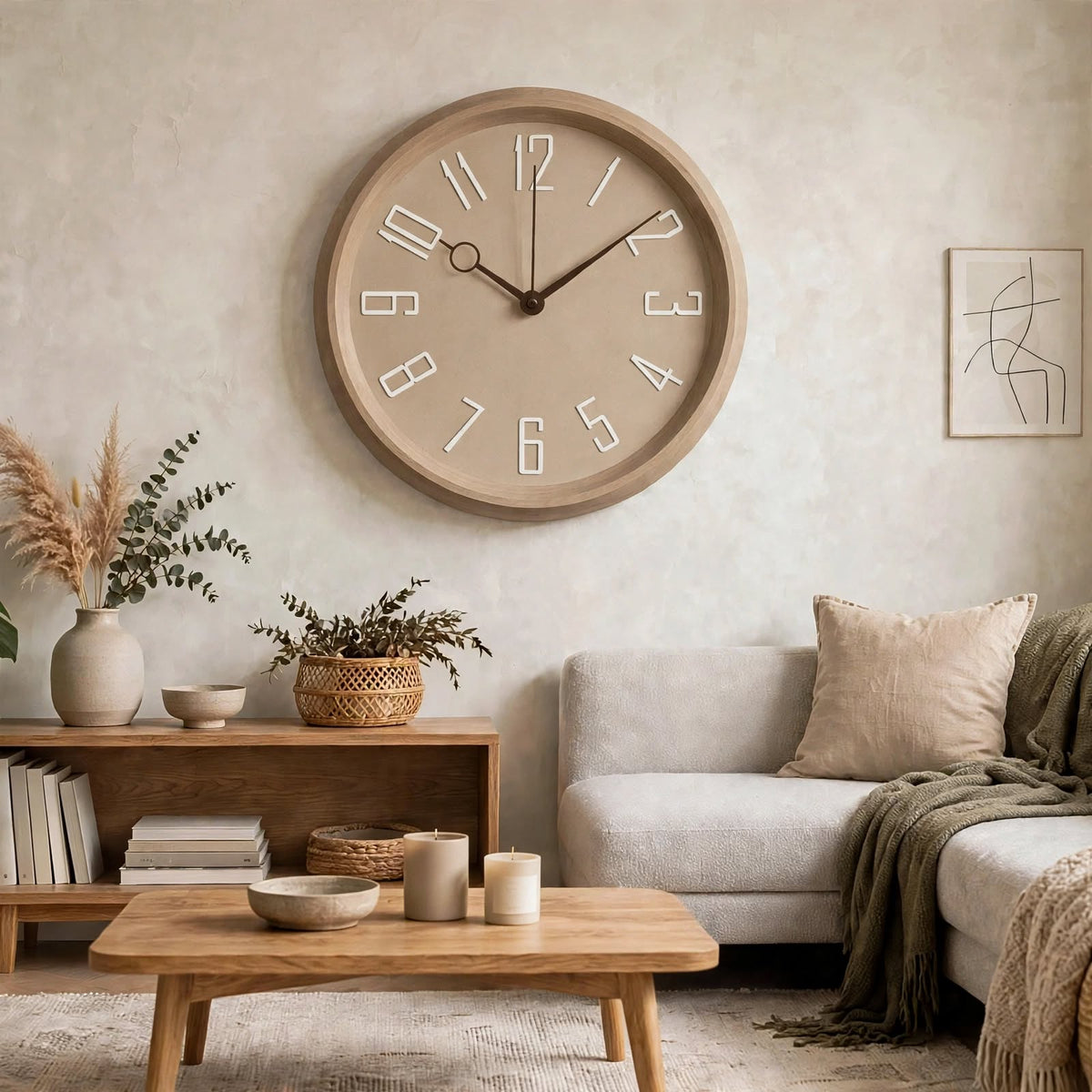 Round Funky wall clock