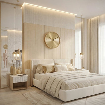 Elegant Design Big Metal wall clock