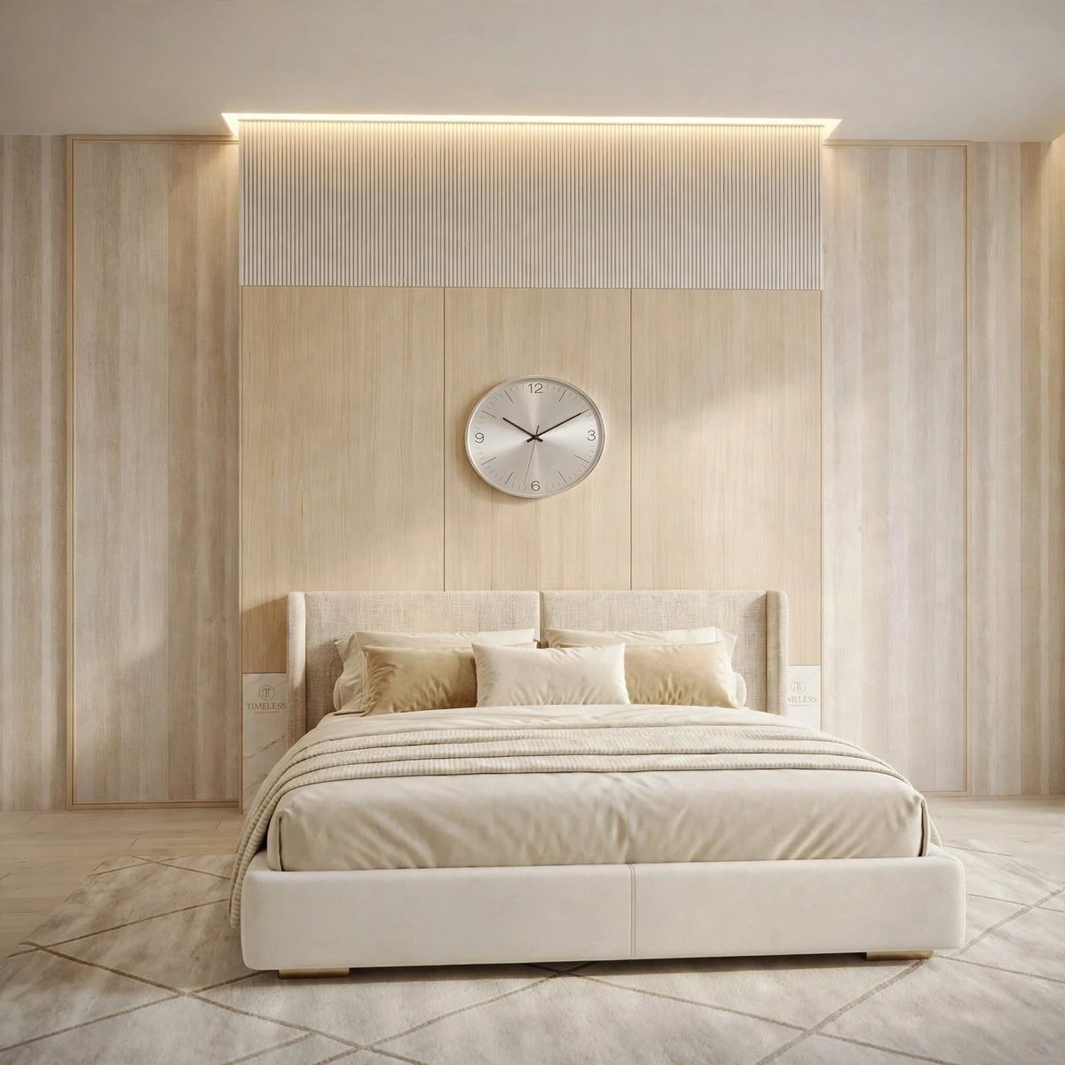 Elegant Design Big Metal wall clock
