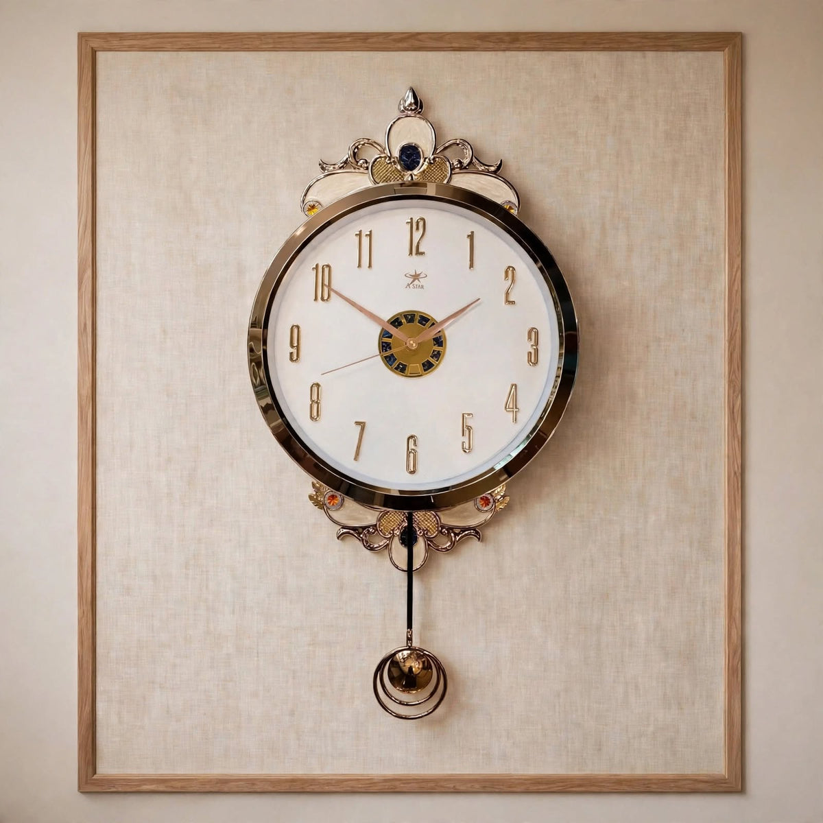 Fancy Elegant design pendulum clock