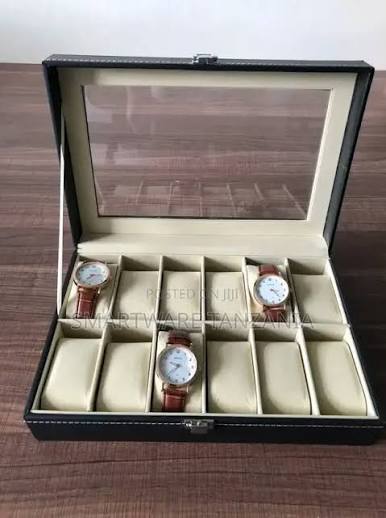 12 Slot watch box organizer