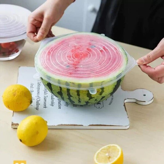Leakproof Silicon Lids 7 Pieces