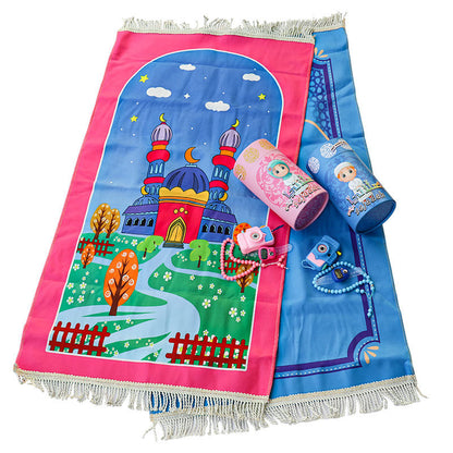 Kids Prayer Mat with Tasbeeh Counter & Kids Camera