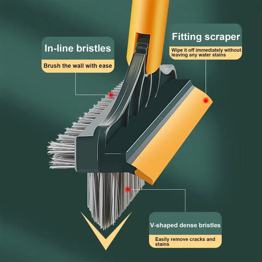 3 in 1 cleaning wiper brush with holder