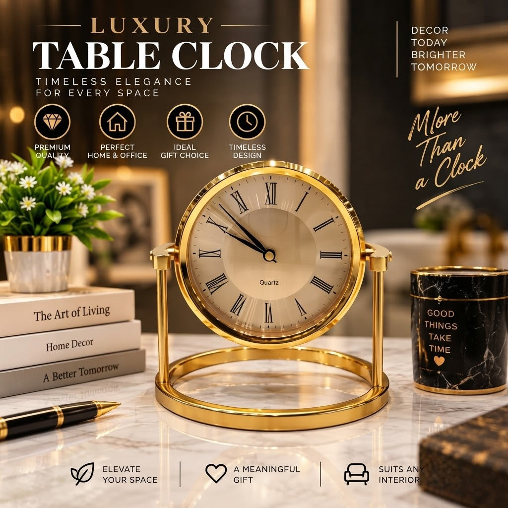Luxury Antique table clock(imported)