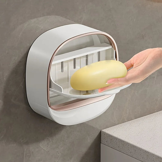 Luxury soap holder with drain holder
