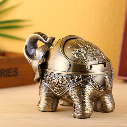 Elephant Ashtray with lid table decor