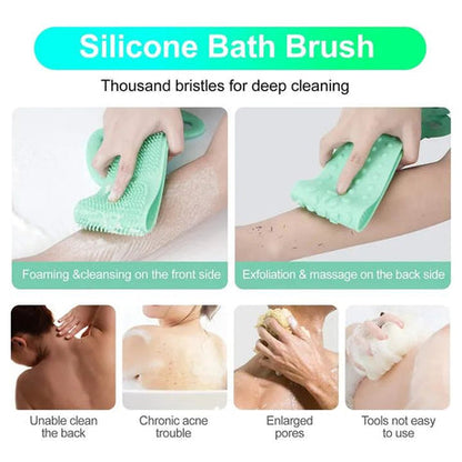 Body scrub silicon brush